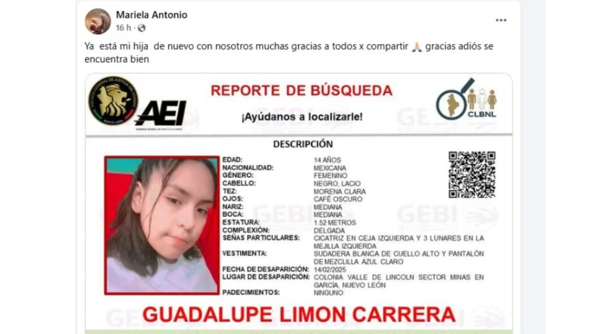 Menor - Informe Regio