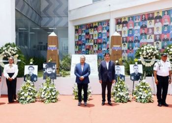 homenaje policía seguridad escobedo