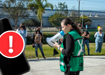 alerta sísmica celular, Simulacro Nacional, mensaje emergente, Protección Civil