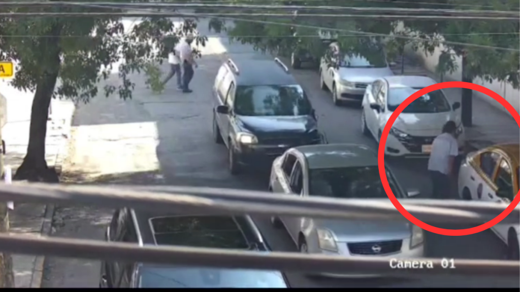 taxista con droga Policía Monterrey parquímetros dañados cristal decomisado C4 Monterrey cámaras del c4
