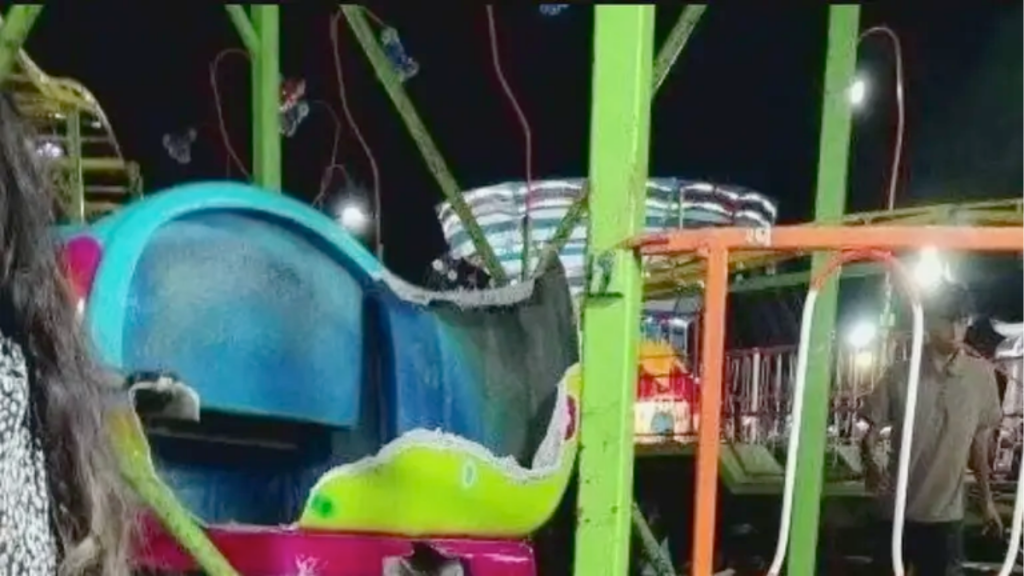 juego mecánico, juárez, el gusanito, lesionados, falla