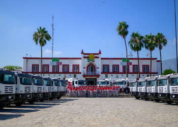 recolección de basura, Escobedo, camiones