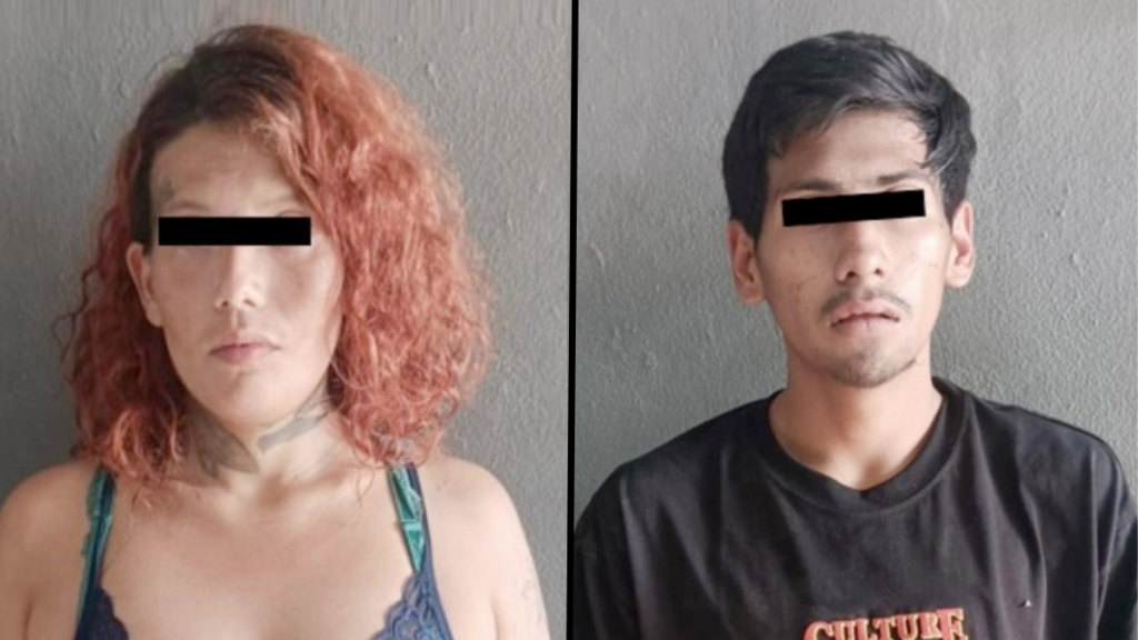 pareja detenida robo con violencia tienda de conveniencia robos recientes asalto en Apodaca