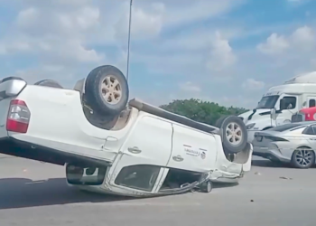 Choque Múltiple - Informe Regio choque múltiple El Carmen carretera a Monclova Ferromex Protección Civil Nuevo León accidente vial   Informe Regio