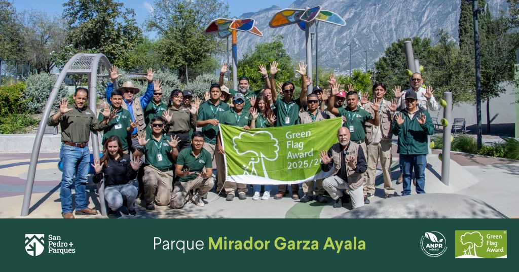 Green Flag Award - Informe Regio Green Flag Award San Pedro Garza García parques urbanos sustentabilidad San Pedro + Parques Mauricio Farah