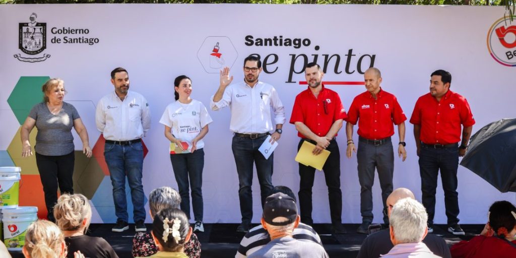 viviendas pintadas corredor turístico Mundial 2026 santiago se pinta