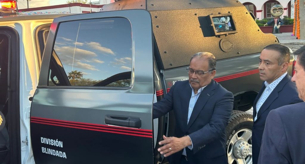 División Blindada Escobedo seguridad ciudadana fuerza policial vehículos blindados