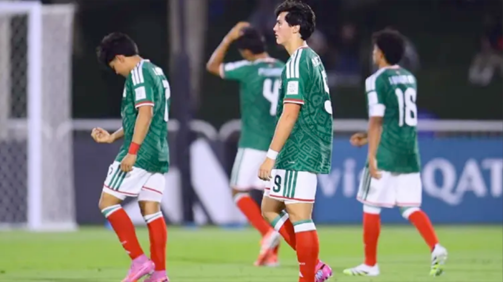 México Sub 17 octavos de final goleada Portugal expulsiones desconcentración