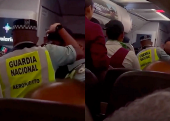 pasajero violento guardia nacional volaris conducta agresiva aeropuerto de monterrey seguridad aérea   Informe Regio