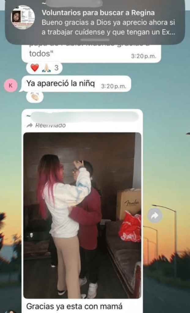 Menor Desaparecida En García - Informe Regio menor desaparecida en García Regina Estefanía García Nuevo León ficha de búsqueda Agencia Estatal