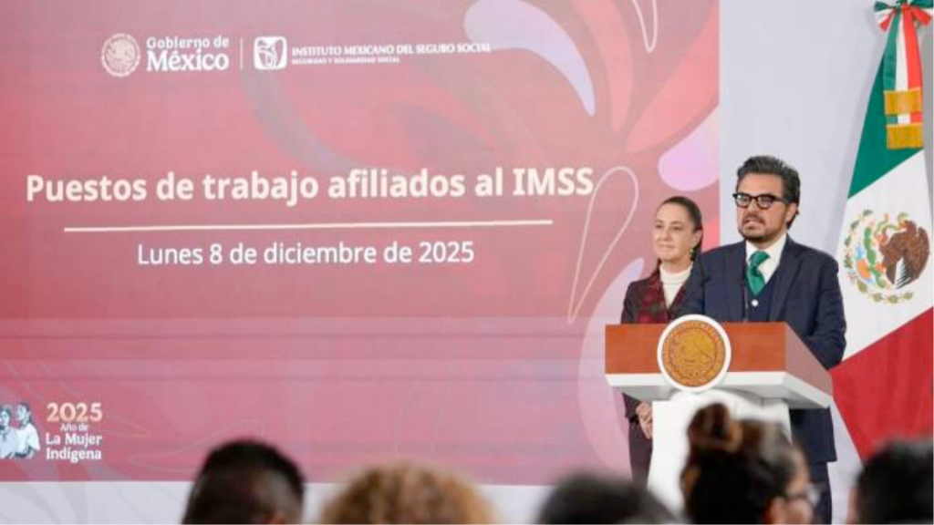 IMSS salario promedio empleos afiliados participación femenina