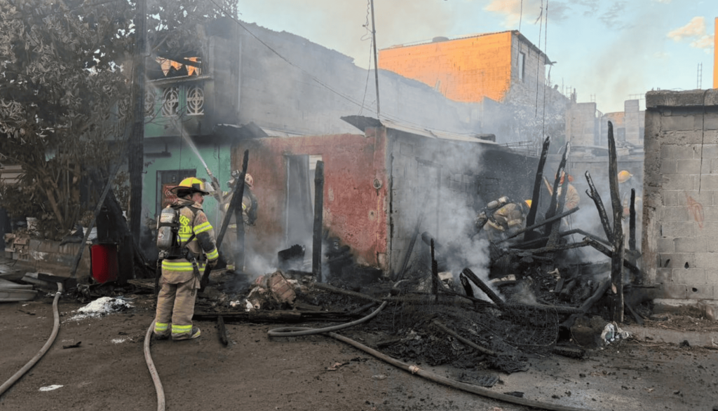 incendio en Apodaca fuego doméstico cables improvisados riesgo vecinal