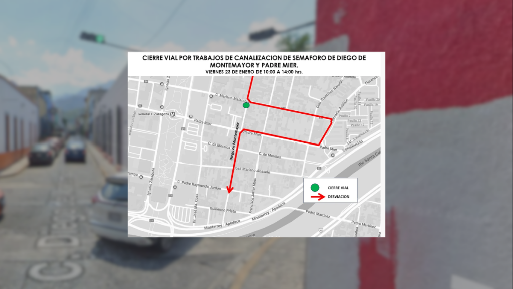 cierre vial tempora en barrio antiguo por el progarma barrio bonito mty
