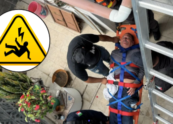 Lesionado tras descarga eléctrica   Informe Regio