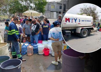 pipas de agua monterrey desabasto