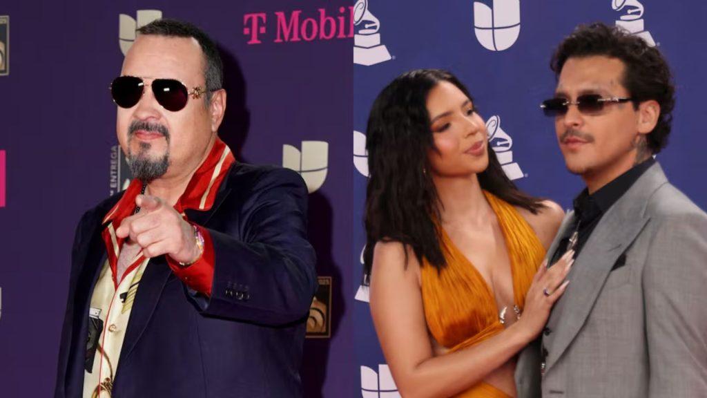 Pepe Aguilar Nodal y Angela Aguilar 