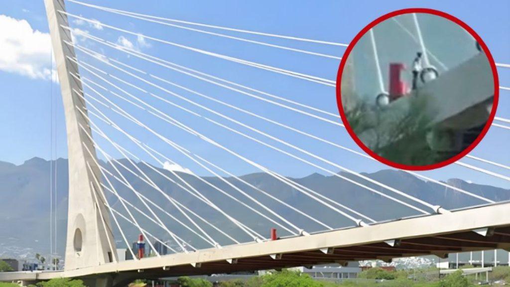 Mujer se lanza del Puente Atirantado en San Pedro