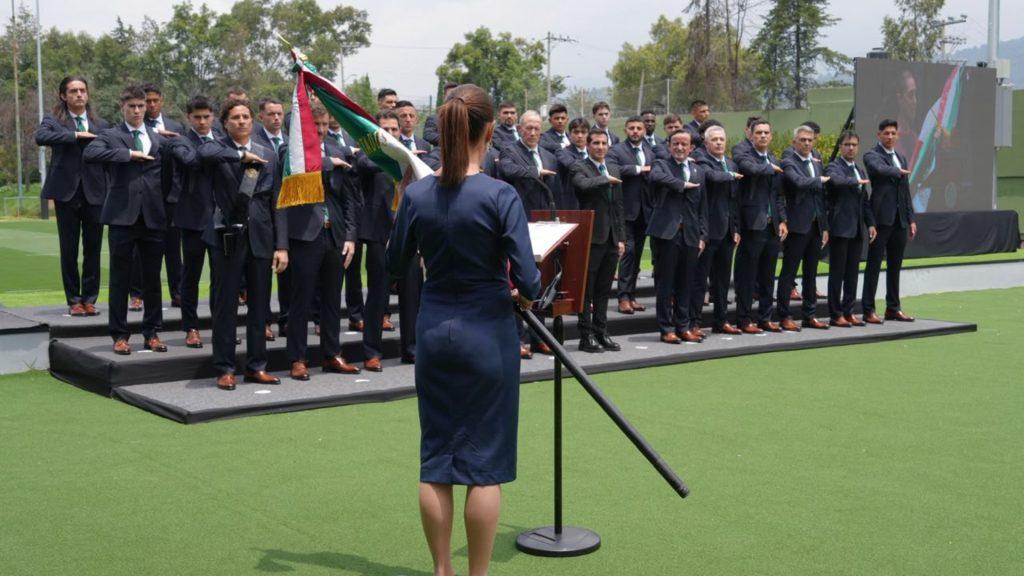 Claudia Sheinbaum abandera a la Selección Mexicana   Informe Regio