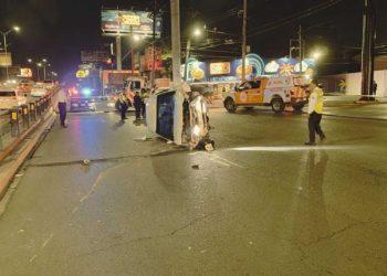 Conductor murió en un accidente en la Avenida Gonzalitos
