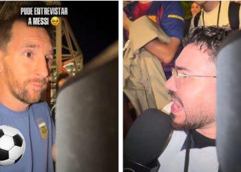 Periodista con parálisis cerebral entrevistó a lionel Messi   Informe Regio