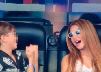 Shakira presumió a sus hijos en redes