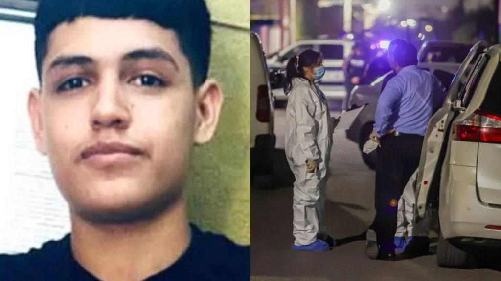 Left close up portrait of a young man with short dark hair right nighttime scene with investigators in protective suits and a clipboard near a white SUV   Informe Regio