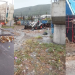 Levantan-basura-en-mty - Informe Regio Worker in a neon shirt shovels trash from a wet street beside a dump truck debris scattered on the road Informe Regio