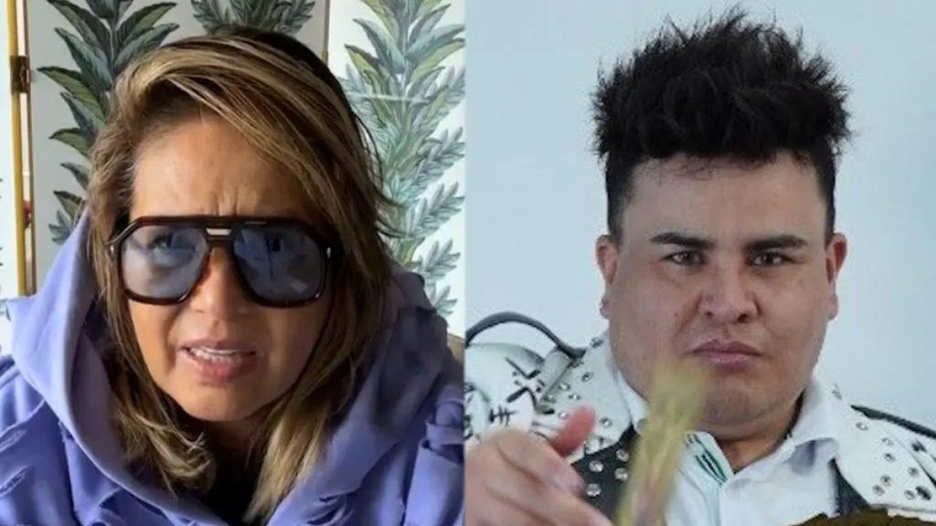 Left woman in lavender jacket wearing oversized sunglasses right man with tall hair in a white studded shirt   Informe Regio