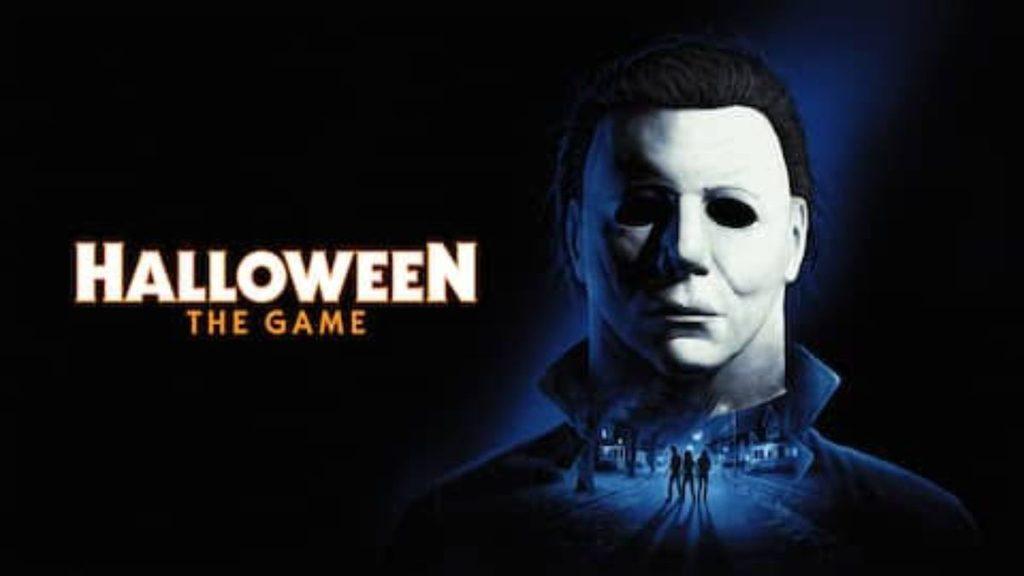 Informe-regio-halloween-ps5jpg - Informe Regio Poster for Halloween The Game with a white masked figure on the right and HALLOWEEN THE GAME text on the left Informe Regio